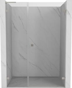 Mexen Lunar-B, ușă de duș pivotantă dreapta, L, 140 cm, sticlă transparentă de 8 mm, profil din oțel, 832SL-140-050-97-00-P