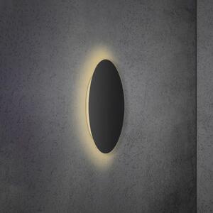 Escale Blade LED cu LED-uri negru mat Ø 24 cm, reglabil, Negru, Camera de zi / sufragerie, Metal, Modern