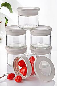 Set 6 recipiente condimente, UnicUtil, Spacious Stylish, Gri