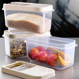 Set 3 caserole plastic , UnicUtil, Sturdy Modern, Crem