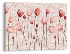 Tablou - Lalele roz (70x50 cm)