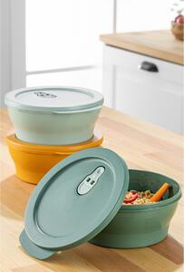 Set 3 caserole plastic , UnicUtil, Spacious Elegant, Multicolor