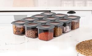 Set 12 recipiente condimente, UnicUtil, Premium Stylish, Antracit