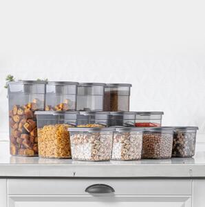 Set 12 recipiente alimentare , UnicUtil, Versatile Premium, Antracit