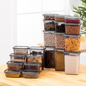 Set 20 recipiente alimentare , UnicUtil, Durable Stylish, Antracit
