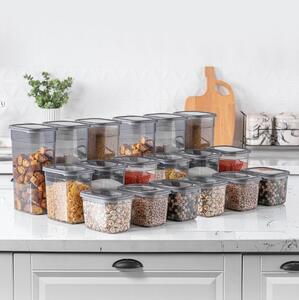 Set 18 recipiente alimentare , UnicUtil, Modern Spacious, Antracit