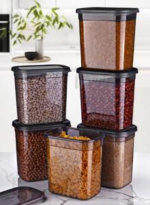 Set 6 recipiente alimentare , UnicUtil, Elegant Modern, Antracit