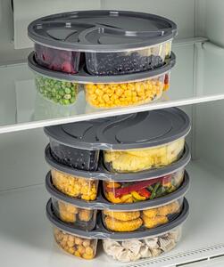 Set 6 caserole plastic , UnicUtil, Compact Premium, Antracit