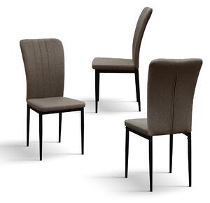 SET 6 Scaune Alto, tesatura ,structura metalica - MARO - STANDARD