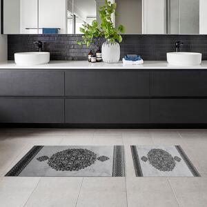 Set covorase baie 2 piese, Ultra Cozy, UnicUtil, Gri