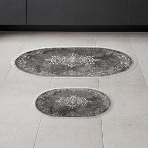Set covorase baie 2 piese, Chic Finish, UnicUtil, Gri