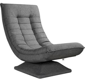Șezlong ABERDEEN, 87x60x105cm, gri Casaria