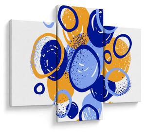 Tablou - Motiv luminos cu cercuri (90x60 cm)
