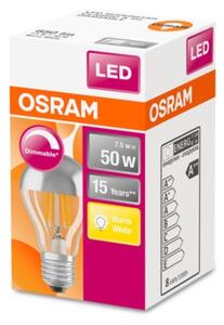 Bec LED dimabil cu cap sferic oglindit VINTAGE E27/7,5W/230V 2700K Osram