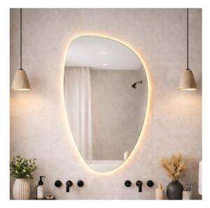 Baltica Design- Oglindă LED cu iluminare integrată STONE FLUID LED/15W/230V 2700K 92x55 cm IP65