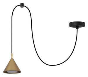 Brilagi - Lustră suspendată pe cablu CONE SINGLE SPIDER 1xGX53/15W/230V aurie