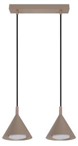 Brilagi - Lustră pe cablu CONE DOUBLE 2xGX53/15W/230V bej