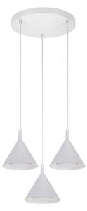 Brilagi - Lustră suspendată pe cablu CONE TRIPLE ROUND 3xGX53/15W/230V albă
