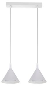 Brilagi - Lustră suspendată pe cablu CONE DOUBLE 2xGX53/15W/230V albă