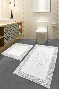 Set covorase baie 2 piese, Ultra Cozy, UnicUtil, Ecru, Multicolor