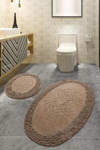 Set covorase baie 2 piese, Modern Look, UnicUtil, Bej, Multicolor