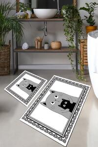Set covorase baie 2 piese, Elegant Design, UnicUtil, Multicolor