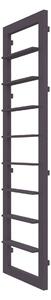 Calorifer baie portprosop decorativ colorat 500/1729 mm PORTO (include kit de instalare)-RAL 4007 TEXT