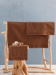 Set de prosoape 3 bucati, Modern Look, UnicUtil, Maro