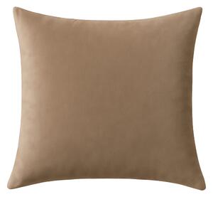 Husa decorativa pentru perna VELVET 40x40 cm, maro deschis