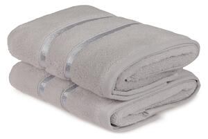 Set prosoape de mana 2 bucati, Chic Finish, UnicUtil, Albastru Deschis