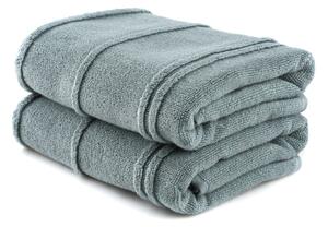 Set prosoape de mana 2 bucati, Deluxe Soft, UnicUtil, Verde