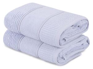 Set prosoape de mana 2 bucati, Premium Feel, UnicUtil, Albastru Deschis