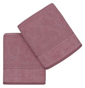 Set prosoape de mana 2 bucati, Classic Style, UnicUtil, Roz