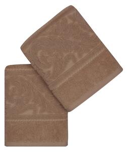 Set prosoape de mana 2 bucati, Deluxe Soft, UnicUtil, Bej, Crem