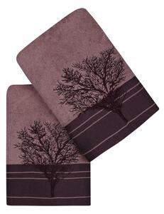 Set prosoape de mana 2 bucati, Modern Look, UnicUtil, Maroon