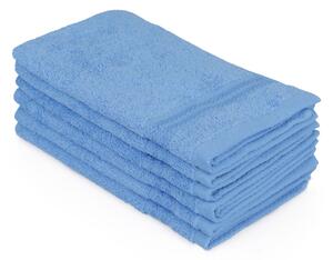 Set de prosoape 6 bucati, Classic Style, UnicUtil, Albastru