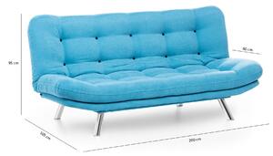 Canapea extensibilă Misa Sofabed - Turquoise