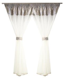 Perdea Velaria bamboo ivoire, 380x157 cm