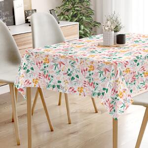 Goldea față de masă decorativă loneta - frunze colorate 40 x 40 cm