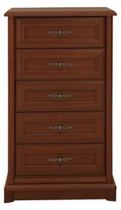 Comoda Kent EKOM5S, castan, PAL, 62x45x109 cm