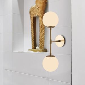 Aplică de perete Squid Lighting Kruva, lungime 58 cm, auriu