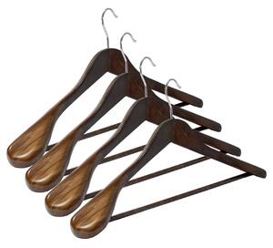 Umerase Tricouri din Lemn cu Umeri Lați și Design Modern, Vintage, UUUM16, 1 bucata
