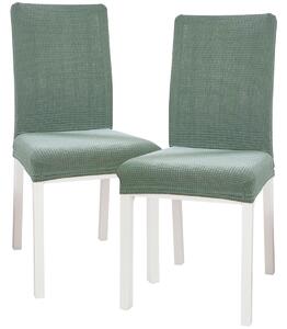 Husă multielastică de scaun 4Home Magic clean verde, 45 - 50 cm, set 2 buc