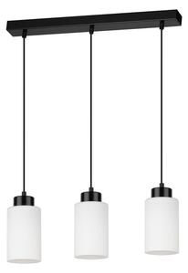 Bosco, lampă suspendată, dulie E27, 3 becuri, 60W, alb-negru