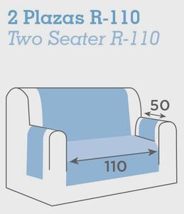 Husă Moorea pentru canapea cu doua locuri gri 110x50 cm
