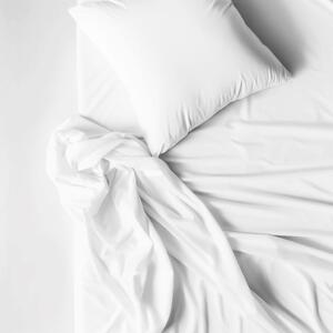 Goldea lenjerie de pat din 100% bumbac - alb 140 x 200 și 50 x 70 cm