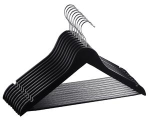 Umerase lemn unic hangers din lemn de artar, Negru, UUUM13, 1 bucata