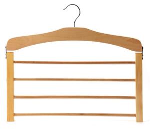 Umerase Pliabile din Lemn, Multifunctional, Natur, UUUM58, 1 bucata