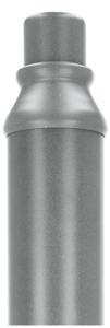 Tijă metalică pentru stâlp de iluminat exterior BASE, 3 m, gri