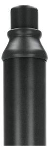 Tijă metalică pentru stâlp de iluminat exterior BASE, 3 m, negru